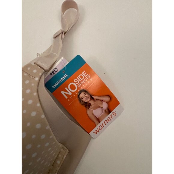 Warner's Women's 38D No Side Effects Underarm-Smoothing Comfort Underwire TShirt - Picture 6 of 8